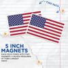 (2 Pack) U.S. United State World Flag Magnets - Pride - 5 Inches On Longest Side - Premium Magnet - Choose from Over 200 Countries - For Cars, Refrigerators, Toolboxes, Lockers - Made In USA - MAG1007 view 3