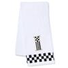 MACKENZIE-CHILDS Monogram Cotton Hand Towel, Cute Black-and-White Decorative Monogrammed Hand Towel for Bathroom or Kitchen, I view 1