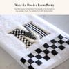 MACKENZIE-CHILDS Monogram Cotton Hand Towel, Cute Black-and-White Decorative Monogrammed Hand Towel for Bathroom or Kitchen, I view 2