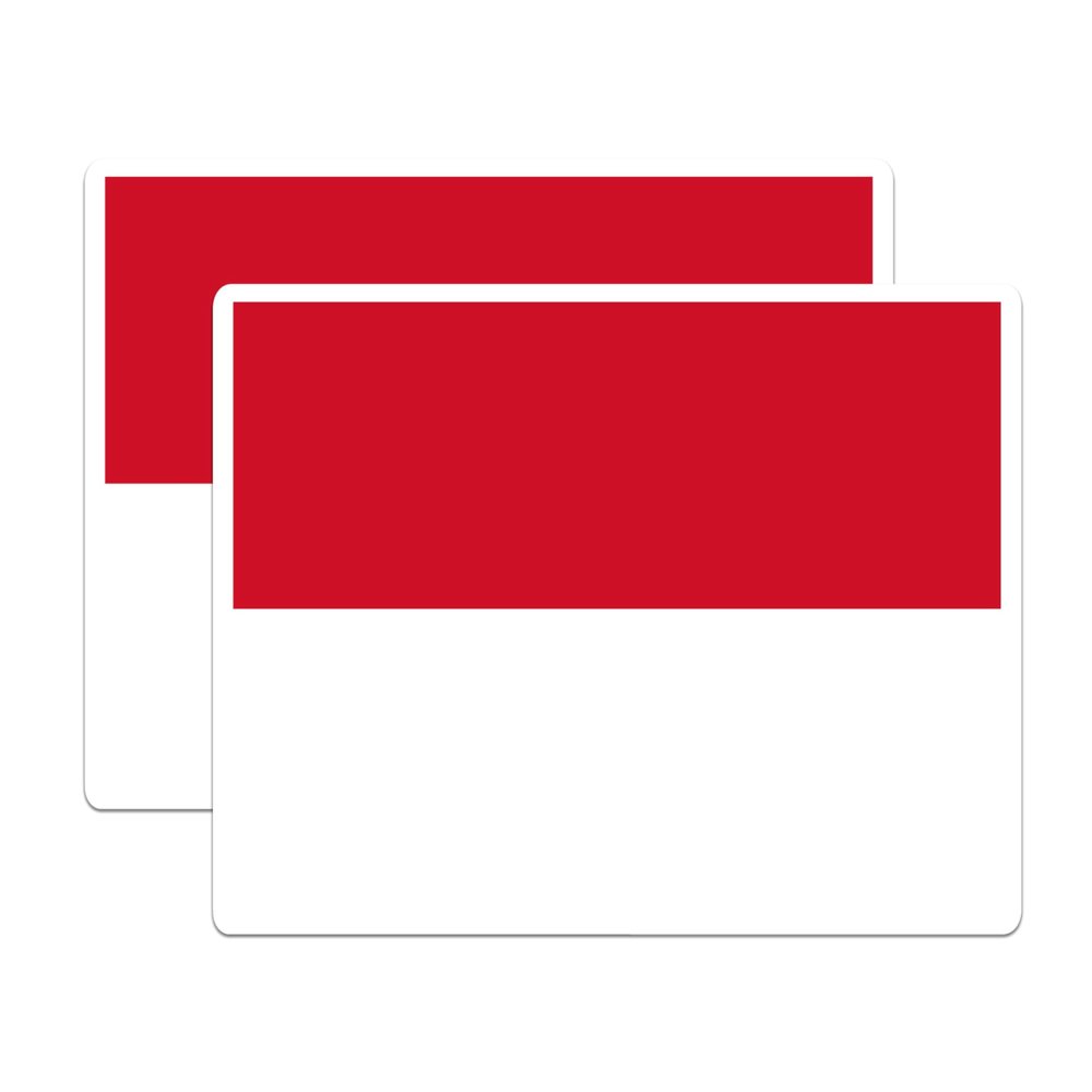 (2 Pack) Monaco World Flag Magnets - Pride - 5 Inches On Longest Side - Premium Magnet - Choose from Over 200 Countries - for Cars, Refrigerators, Toolboxes, Lockers - Made in USA - MAG0926