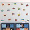 Comic Book Superhero Wall Decal for Kids Bedroom - Superheroes Wall Stickers - Large Super Hero Wall Decor Nursery Wall Decals Baby Room Art Mural Children Vinyl Sticker (40, 5" H) view 4