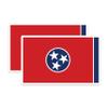 Bliss Monkey Co. (2 Pack) Tennessee State Flag Magnets - TN State Flag Magnet - 5" On Longest Side - Premium Magnet - Cars, Refrigerators, Toolboxes - Made in USA view 1