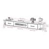 Wall Mounted Tv Unit 120/140Cm Floating Tv Stand, Wall Mounted Tv Unit Multimedia Storage Shelf, Floating Media Console Entertainment Center, Wood Hanging Tv Stand for Home Office/C/140Cm Feito na view 3