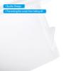 PATIKIL Air Conditioning Wall Hole Cover, 4Pcs Air Conditioner Blocking Hole Plug Decoration Water Pipe Sealing Plate Cover for 3.2" - 3.6" Diameter Hole, White view 3