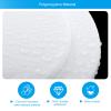 PATIKIL Air Conditioning Wall Hole Cover, 4Pcs Air Conditioner Blocking Hole Plug Decoration Water Pipe Sealing Plate Cover for 3.2" - 3.6" Diameter Hole, White view 4