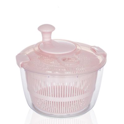 Vegetable washing dehydrator, household fruit salad dehydrator, kitchen multi-function vegetable washing and draining basket, press type vegetable washer dehydrator
