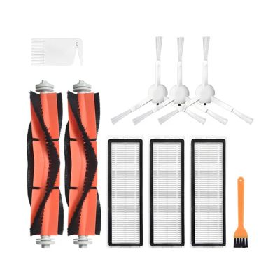 Main Brush Hepa Filter Side Brushes full Mop Cloth kitCompatible for XiaomiCompatible for Mijia Vacuum 1C 2C 1T F9 STYTJ01ZHM STYTJ02ZHM vacuum parts(N)