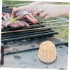 Oil Brush Pancake Oil Spreader with Tray Stainless Steel view 3