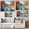 Masterpiece Wall art decor, Masterpiece Wall Art, Nevada Canyon River Desert Oasis, Brown Large Modern Canvas wall art, 40x30 inches view 4