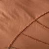 HandloomBazzar 100% Cotton Hand Tufted Textured Duvet Cover Boho Bedding Comforter Cover Set of 3 Pieces with Corner Ties & Zip Closures (Terracotta (Design 1), Over Size 120" x 120") view 4