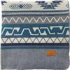 Off the Grid Inca Aztec Throw Blanket | Southwest Indian Navajo Boho Style | Native Woven Western Cover for Camping, Bedding, Couch (King, Condor Gray) view 1