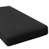 H.VERSAILTEX Super Stretch Individual Chaise Cover Sectional Couch Covers for L Shaped Sofa Both Left/Right Featuring Thick Jacquard Textured Twill Fabric (1 Piece Chaise Cover Large, Black) view 1