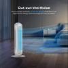 Dreo Tower Fan 25ft/s Quiet Oscillating Fan with Pedestal Fan Remote Control 43'' Standing Fan view 4