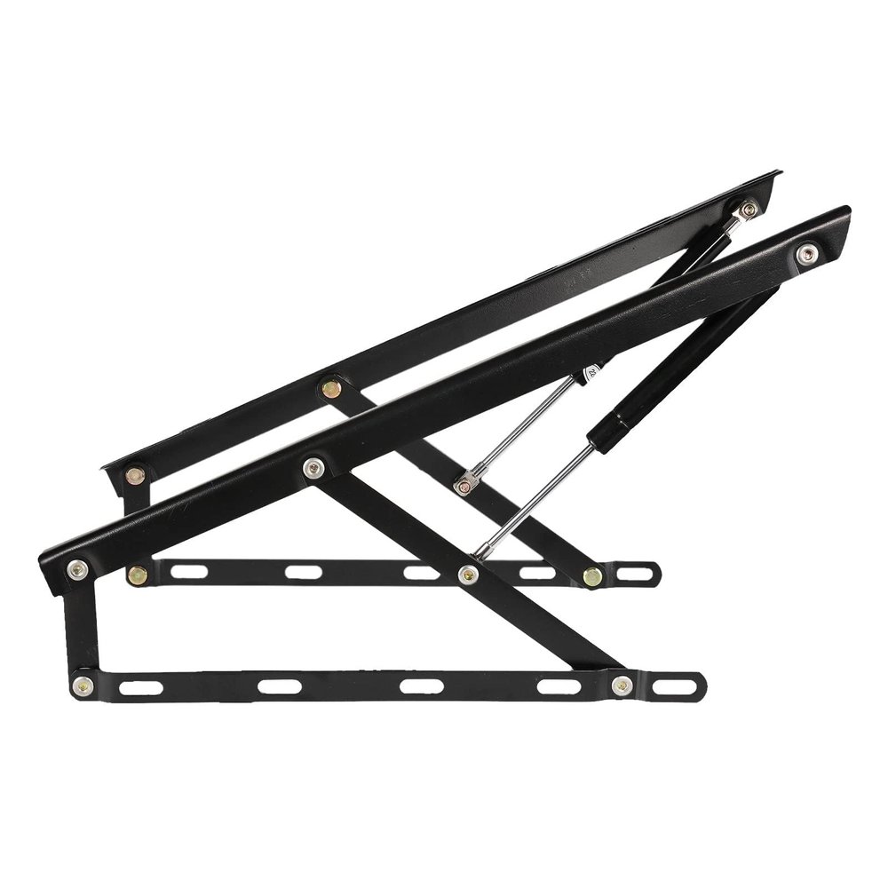 2 Pcs Hydraulic Bed Lift Mechanism 61/75/90/110/120/150 cm Pneumatic Storage Bed Lift Supports Gas Piston Bed Lift Mechanisms Hydraulic Bed Storage Lid Lifter Folding Bed Accessories(61cm/2FT)