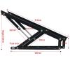 2 Pcs Hydraulic Bed Lift Mechanism 61/75/90/110/120/150 cm Pneumatic Storage Bed Lift Supports Gas Piston Bed Lift Mechanisms Hydraulic Bed Storage Lid Lifter Folding Bed Accessories(61cm/2FT) view 2