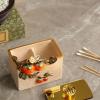 BABETRUE Toothpick Holder Toothpick Box with Lid Creative Multifunctional Compartment Cotton Swab Box Toothpick Storage Box Desktop Decoration Toothpick Dispenser(A) view 4