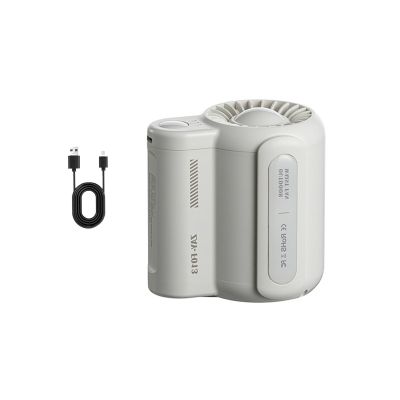 HomeLoft Basics Portable Waist Mounted Cool Fan for Outdoor Sports Summer Gifts - Wearable Fan Under Shirt,Small Fan Personal Fan with Clip,Shirt Fan Clip Waist (White)