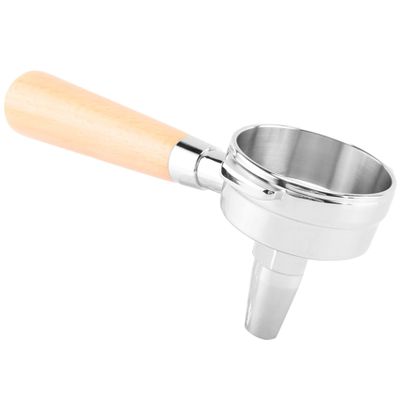 Lizusidtsy Tea Portafilter with Wooden Handle and Suit 58mm Coffee Machine/Teapresso Portafilter/Design for Tea Bag & Broken Tea