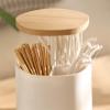 Toothpick Holder Push-type Toothpick Box Creative Automatic Pop-up Toothpick Box Home Dental Floss Cotton Swab Storage Box Toothpick Dispenser view 3