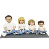 BLING-SURPRISE Personalized Custom Bobblehead A Family of Four Figurines full body from photo Anniversary Gift for Wife Handmade Home Decoration Custom Birthday Gift view 1