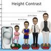 BLING-SURPRISE Personalized Custom Bobblehead A Family of Four Figurines full body from photo Anniversary Gift for Wife Handmade Home Decoration Custom Birthday Gift view 4