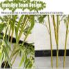 3ft 4ft 5ft 6ft 6.5ft 7ft Extra Tall Artificial Bamboo Plants Trees with Bamboo Trunks, Stems and Leaves - Fake Bamboo Silk Faux Tree Garden Fence Privacy Screen DIY Decor Outdoor Indoor(Pack of 100,2 view 4