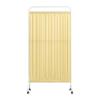 Medical Privacy Screen with Wheels, Foldable Room Divider for Adults, 6ft High Room Divider Clinic/Patient/Examination Room Temporary Fence, Space Saving(Beige,3-Panel) view 1