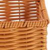 Luxshiny Woven Wall Hanging Basket Boho Style Rattan Laundry Storage Basket for Bathroom Kitchen Door Living Room view 2