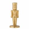 Bloomingville Vernon Candle Holder in The Shape of a Nutcracker in Gold Metal Height 18 cm Diameter 7 cm view 1