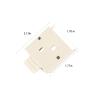2 PCS Mountings Brackets Universal Roller Shade Hardware Roller Shade Brackets Outside Mount Blinds Aluminum Cordless Bracket for Indoor/Outdoor Roller Blind Replacement Accessory (1, Beige) view 2