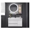 QWEASDF Led Medicine Cabinet Mirror,Lighted Medicine Cabinet with Mirror,Medicine Cabinet Mirror for Bathroom Medicine Cabinet,Mirrored Medicine CabinetUnique Shape(White,60cm+25cm/23.6in+9.8in) view 1