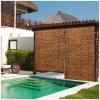 26" 34" 36" 40" 42" 46" 48" 54" 60" 66" 72" Wide, Blackout Bamboo Roll Up Shade For Outdoor Patio Privacy, Bamboo Roller Blind With Lift, Cordless Bamboo Roman Window Curtain For Balconies(60"W x 84"H view 2
