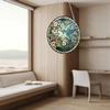 Lurtwais 1 Piece of Painted Hummingbird Window Hanging Acrylic Hummingbird Window Panel Mural for Home Decoration, Suitable for Hanging Hummingbird Decoration, Garden Wall Decoration view 3