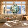 Lurtwais 1 Piece of Painted Hummingbird Window Hanging Acrylic Hummingbird Window Panel Mural for Home Decoration, Suitable for Hanging Hummingbird Decoration, Garden Wall Decoration view 4