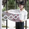 Expandable Foldable Laundry Drying Rack Wall Mounted Clothes Airer Towel Holder Rail 304 Stainless Steel Space Saving Bathroom Bath Hanger Hanging Easy to Install (80CM) view 3