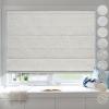 Moonice Cordless Roman Shades for Windows Blackout Waterproof Fabric Roman Blinds for Indoor Windows, Privacy Thermal Insulated Linen Roman Shades for Bedroom Home Office, Light Khaki view 1