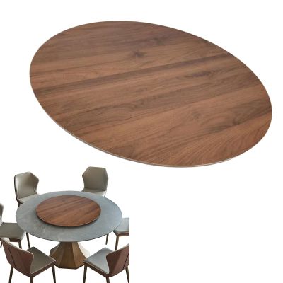 WORDFUN Rotating Round Lazy Susan Dining Table Wooden Turntable, 360-Degree Swivel Serving Plate, 50/60/70/80/90/100cm Dining Table Tray, Tabletop Serving Tray, Large Round Turntable(C,100cm-39in)