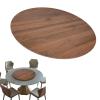 WORDFUN Rotating Round Lazy Susan Dining Table Wooden Turntable, 360-Degree Swivel Serving Plate, 50/60/70/80/90/100cm Dining Table Tray, Tabletop Serving Tray, Large Round Turntable(C,100cm-39in) view 1