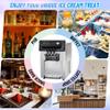 2200W Commercial Ice Cream Machine, 2+1 Flavors Soft Serve Ice Cream Maker, 5.3 to 7.4Gal per Hour Countertop Ice Cream Machine for Home Snack Bar, Auto Clean view 3