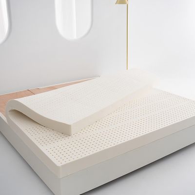 ABJGHYUT 100% Natural Latex Mattress, Soft Mattress Topper Portable Relieves Pressure, Organic Latex Mattress Cover,10cm,135x190cm