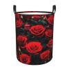 Many Red Rose Collapsible Laundry Basket-Waterproof Large Storage Baskets,Toy Organizer,Home Decor view 1