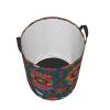 Mexican Folk Art Boho Collapsible Laundry Basket-Waterproof Large Storage Baskets,Toy Organizer,Home Decor view 3