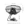 NDNCZDHC DC 5V Solar fan, Camping Fan Solar Panel Fan Portable Outdoor Fan Solar Powered Fan with USB Interface for Outside view 2