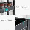 Generic Kitchen Shelf Rack, Kitchen Shelves Spice Jar Container Large-Capacity Seasoning Box Seasoning Jar, Bottle, Seasoning Storage Rack view 3