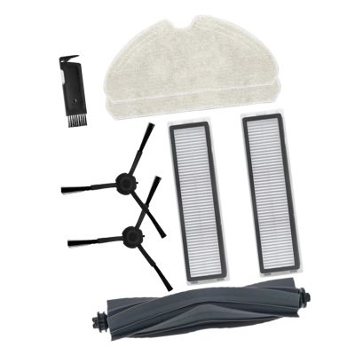 DIBTEBB Vacuum Cleaner Spare Parts.Roller/Edge Brush Accessories.Compatible for Dreame D10s/D10s Pro.Vacuum Cleaner Hepa Filter.Mop Cloth Replacement(Set 9), xion23xx