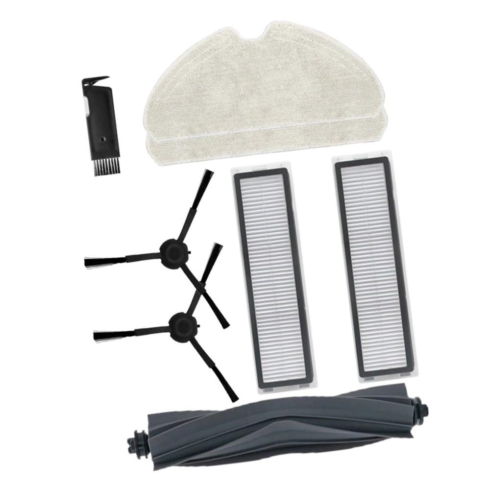 DIBTEBB Vacuum Cleaner Spare Parts.Roller/Edge Brush Accessories.Compatible for Dreame D10s/D10s Pro.Vacuum Cleaner Hepa Filter.Mop Cloth Replacement(Set 9), xion23xx