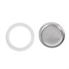 CookiBlend Coffee Pot Silicone Ring, Stovetop Coffee Maker Replacement Gasket Seals Coffee Filter Plate Gasket Seal Ring Coffee Maker Replacement Parts(6 cup+sieve) view 1