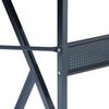 L Shaped Desk Corner Computer Desk, Space Saving Multifunctional Home Office Desk Writing Workstation Study Desk with Round Corner (Dark Grey) view 3