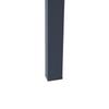 L Shaped Desk Corner Computer Desk, Space Saving Multifunctional Home Office Desk Writing Workstation Study Desk with Round Corner (Dark Grey) view 4