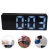 HOLIDYOYO Battery Operated Led Alarm Clock Large Size Digital Bedside Bedroom Living Room view 3